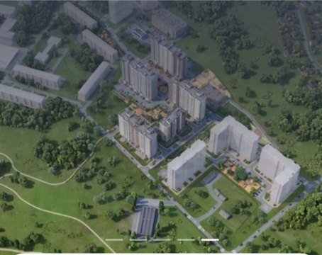 2-к квартира, 4/13 эт., 35м²